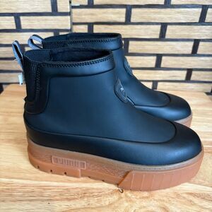 Puma Black Mayze Wellis Boots Size 5.5